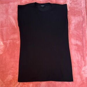 Rachel Zoe Black Sleeveless Mini Dress